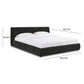 Isla Upholstered Bed - Charcoal / King - Image 9