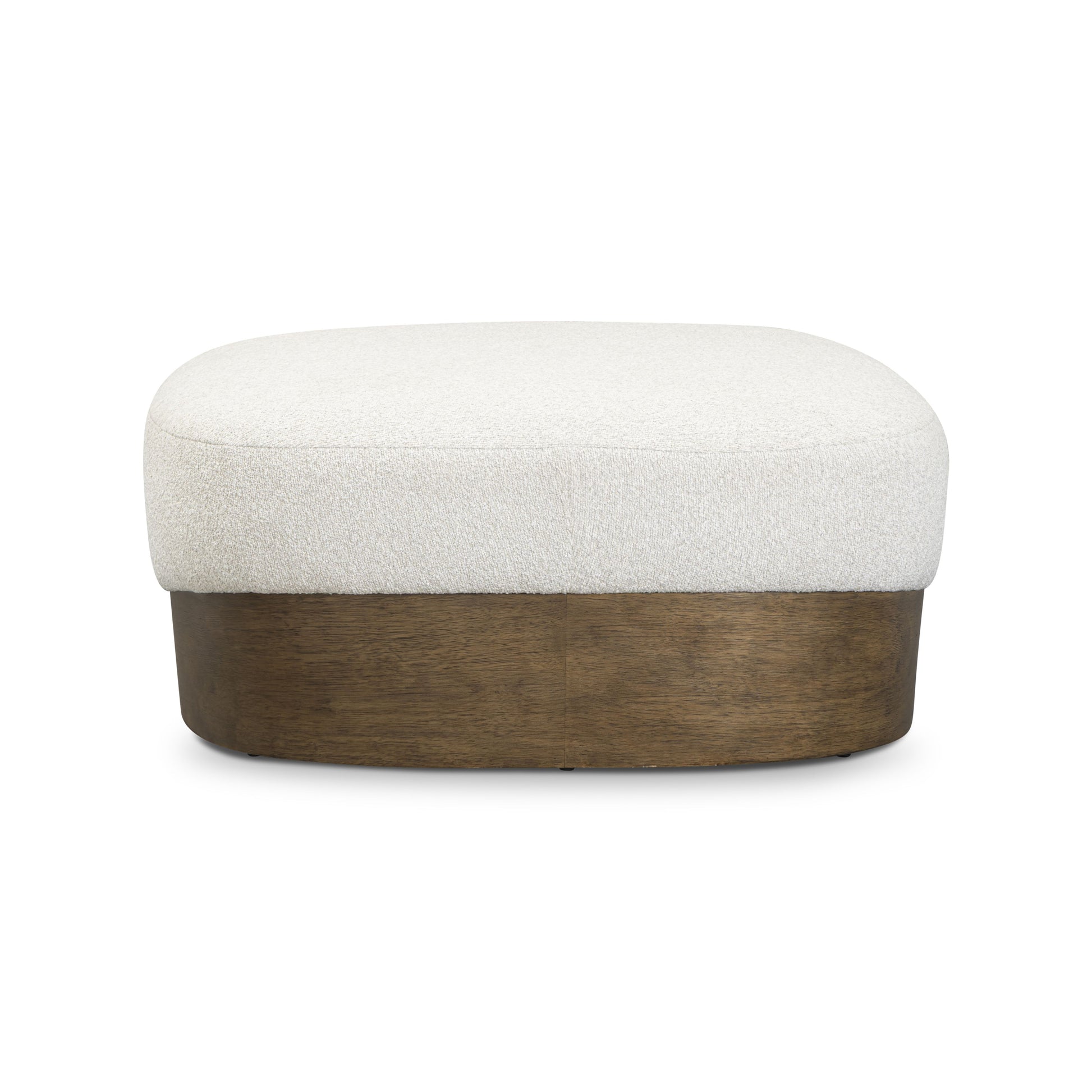 Domina Boucle Ottoman - Off-White - Image 3