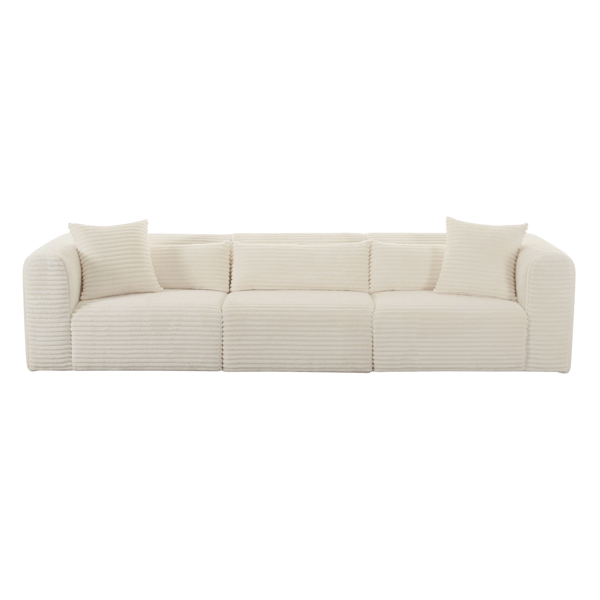 Tarra 118" Modular Sofa - Off-White - Image 1