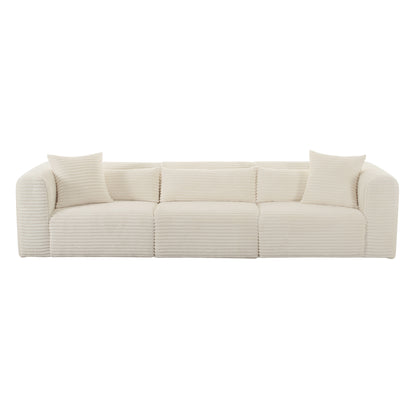 Tarra 118" Modular Sofa - Off-White - Image 1