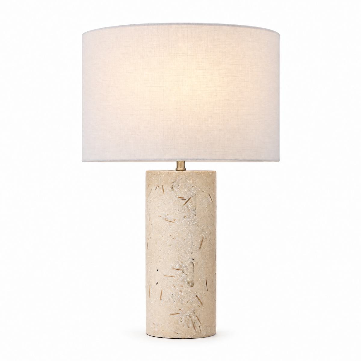 Mariel Natural Stonecast Table Lamp - Image 2