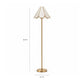 Marfa Capiz Shell Gold Floor Lamp - Image 5