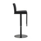 Amalfi Performance Vegan Leather Adjustable Stool - Black - Image 4