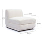 Perry Modular Armless Chair - Cream - Image 5