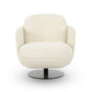 Solange Swivel Accent Chair - Cream - Image 3