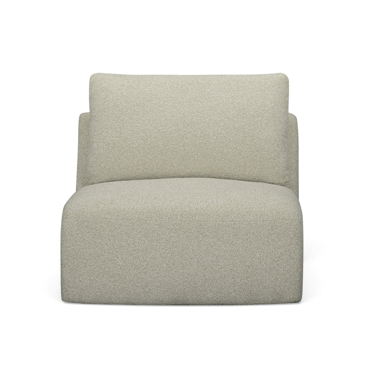 Noor Modular Armless Chair - Wheat - Image 2