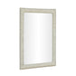 Orpheus 34"X47" Ribbed Faux Stone Rectangular Wall Mirror - Image 2