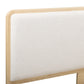 Rafaelle Natural Solid Ash King Bed - Image 5