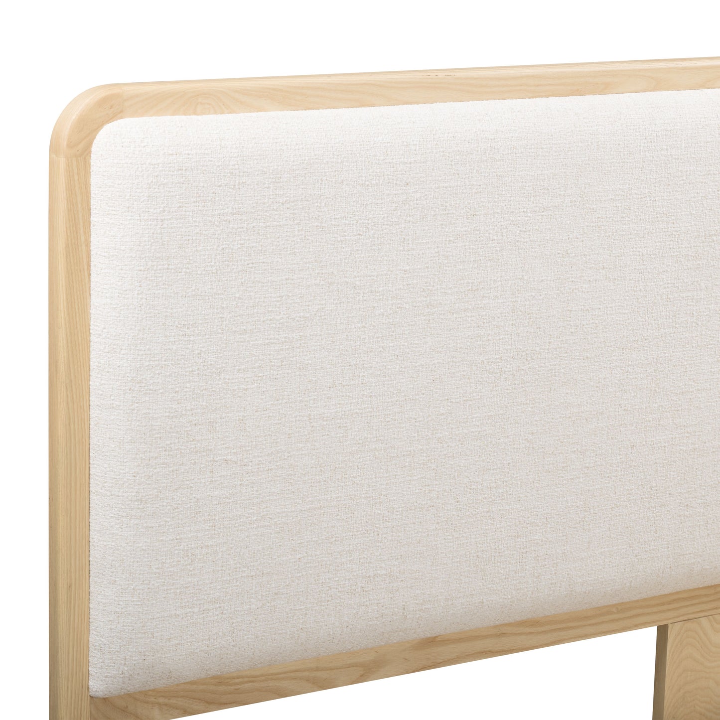 Rafaelle Natural Solid Ash King Bed - Image 5