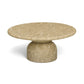 Cynthia 36" Concrete Indoor/Outdoor Coffee Table - Light Emperador Marble - Image 3