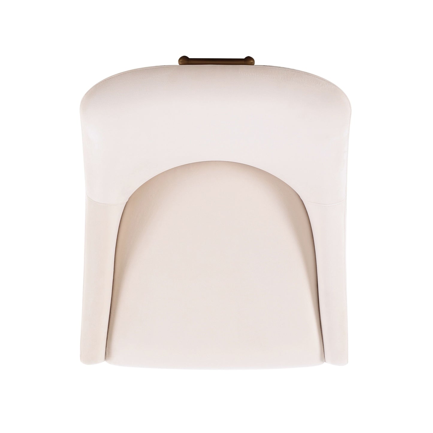 Beatrix Performance Velvet Dining Chair - Cream - Image 7