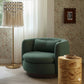 Nura Swivel Accent Chair - Forest Green - Image 2
