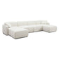 Travie 6-Piece Modular U-Sectional - Sand - Image 3