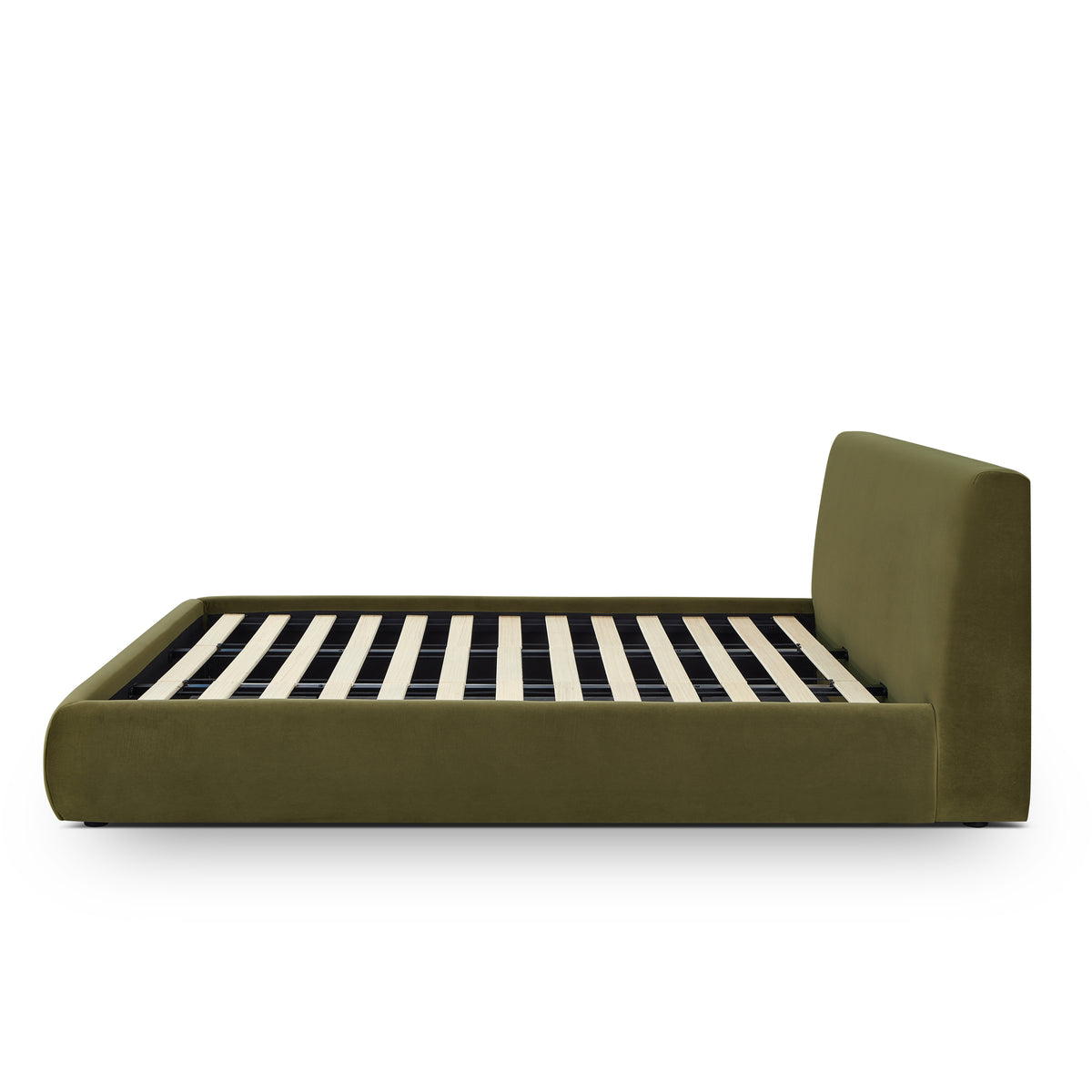 Isla Upholstered Bed - Green / King - Image 6