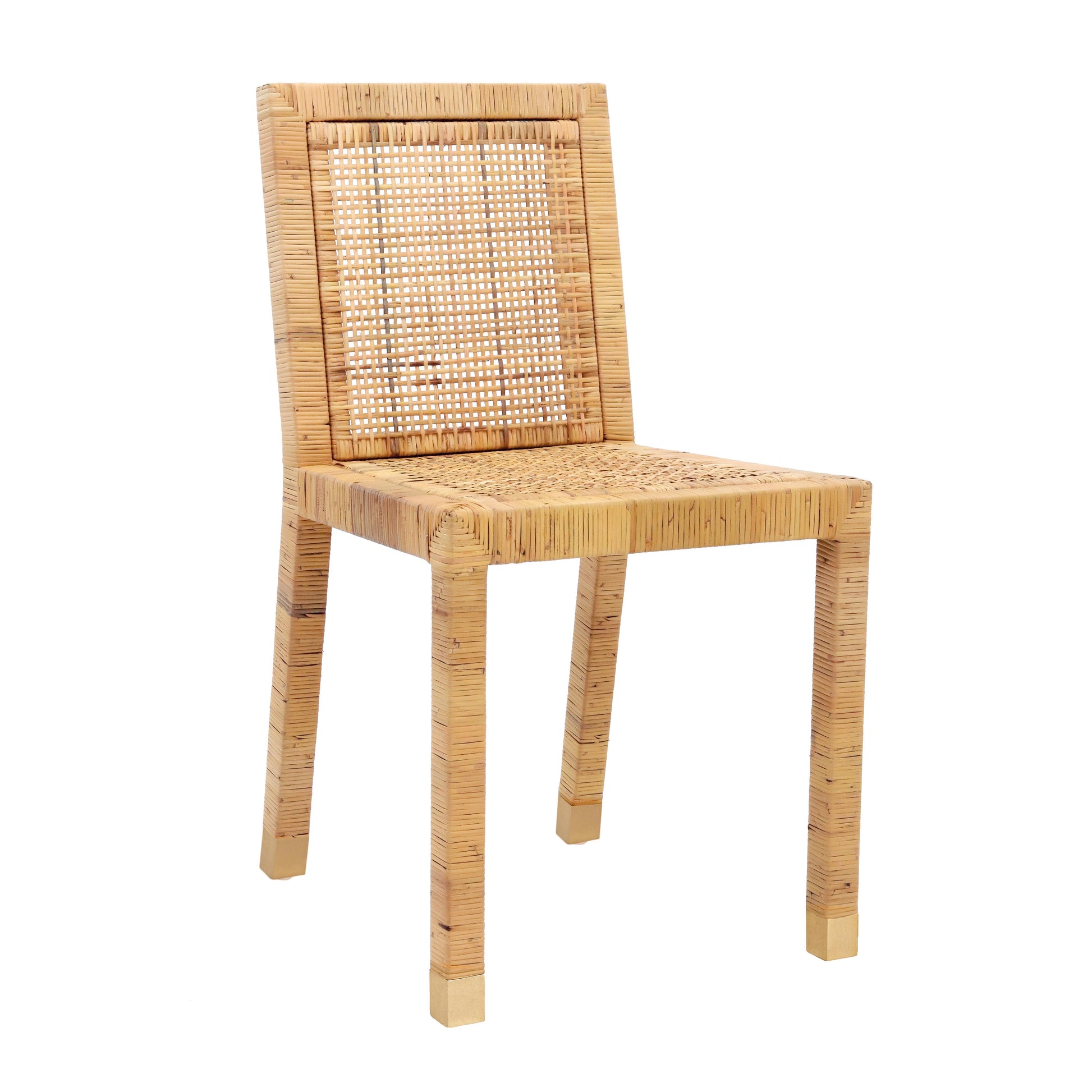 Amara Rattan Dining Chair - Cream - Image 3