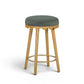 Oodle Green Performance Vegan Mohair Natural Counter Stool - Image 1