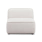 Travie Modular Armless Chair - White Sand - Image 2