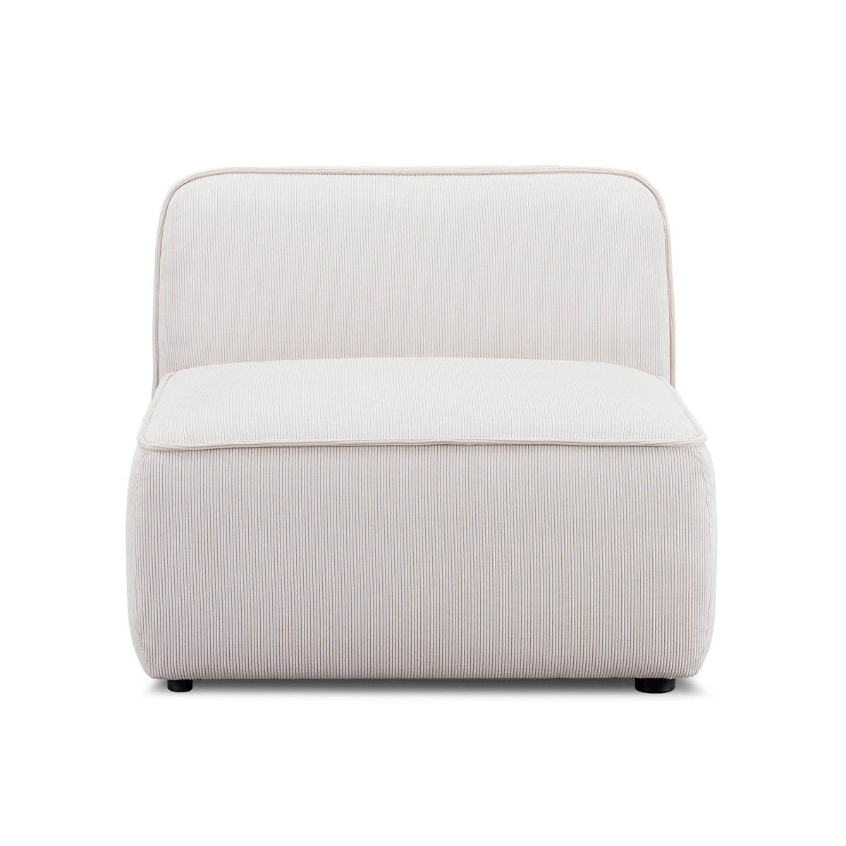 Travie Modular Armless Chair - White Sand - Image 2