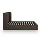 Harmony Performance Chenille Storage Bed - Chocolate Brown / Queen - Image 8