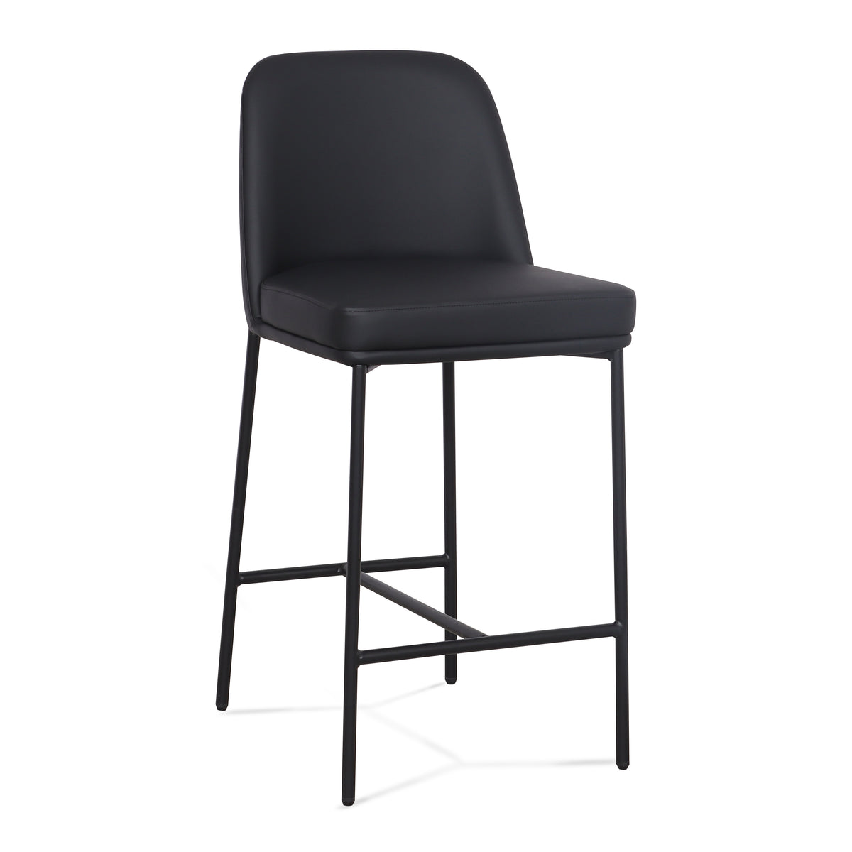 Sydney Counter Stool - Set of 2 - Coal Black - Image 3