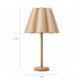 Ondelys Natural Jute Scalloped Table Lamp - Image 5