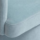 Kristen Rolling Desk Chair - Faded Blue - Image 5
