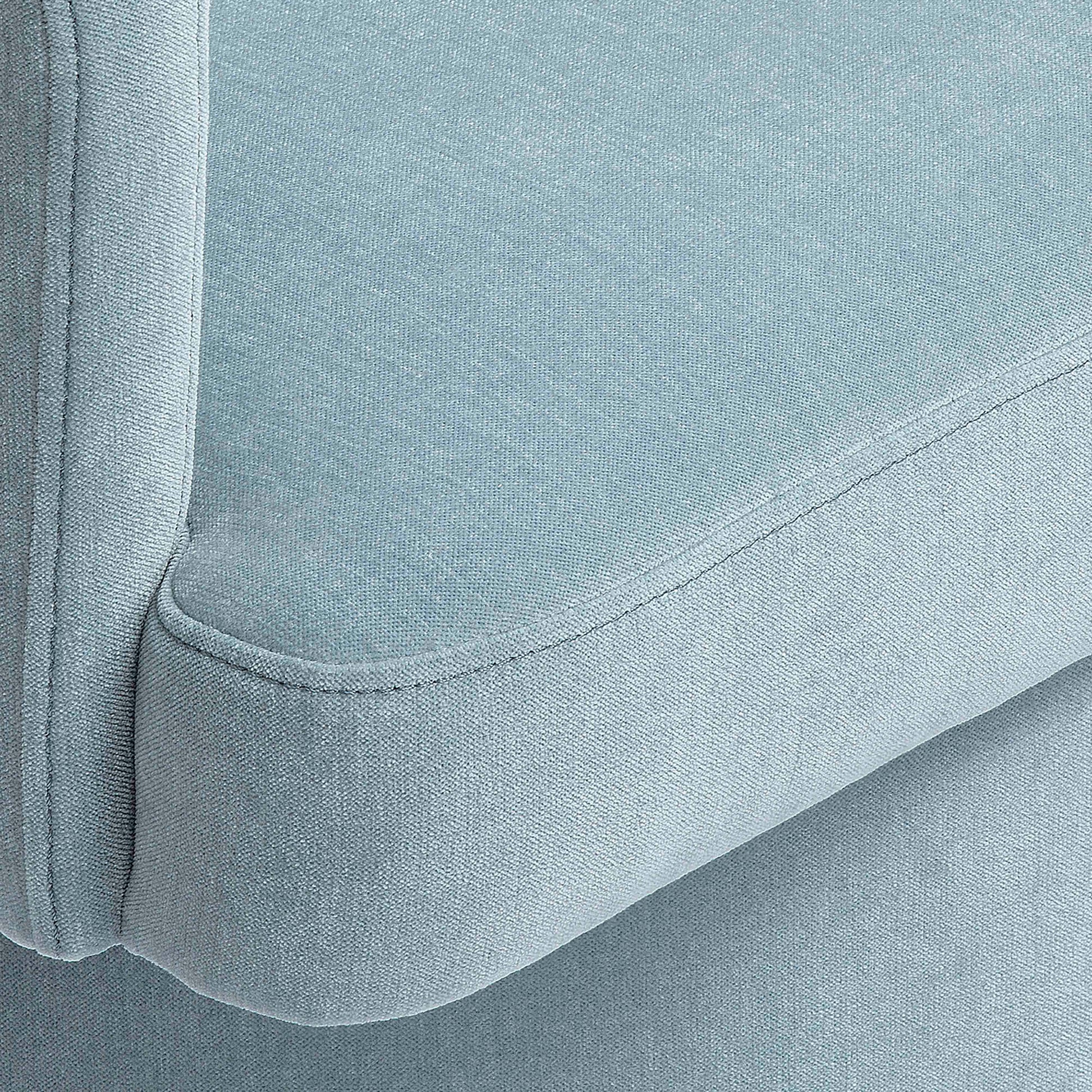 Kristen Rolling Desk Chair - Faded Blue - Image 5