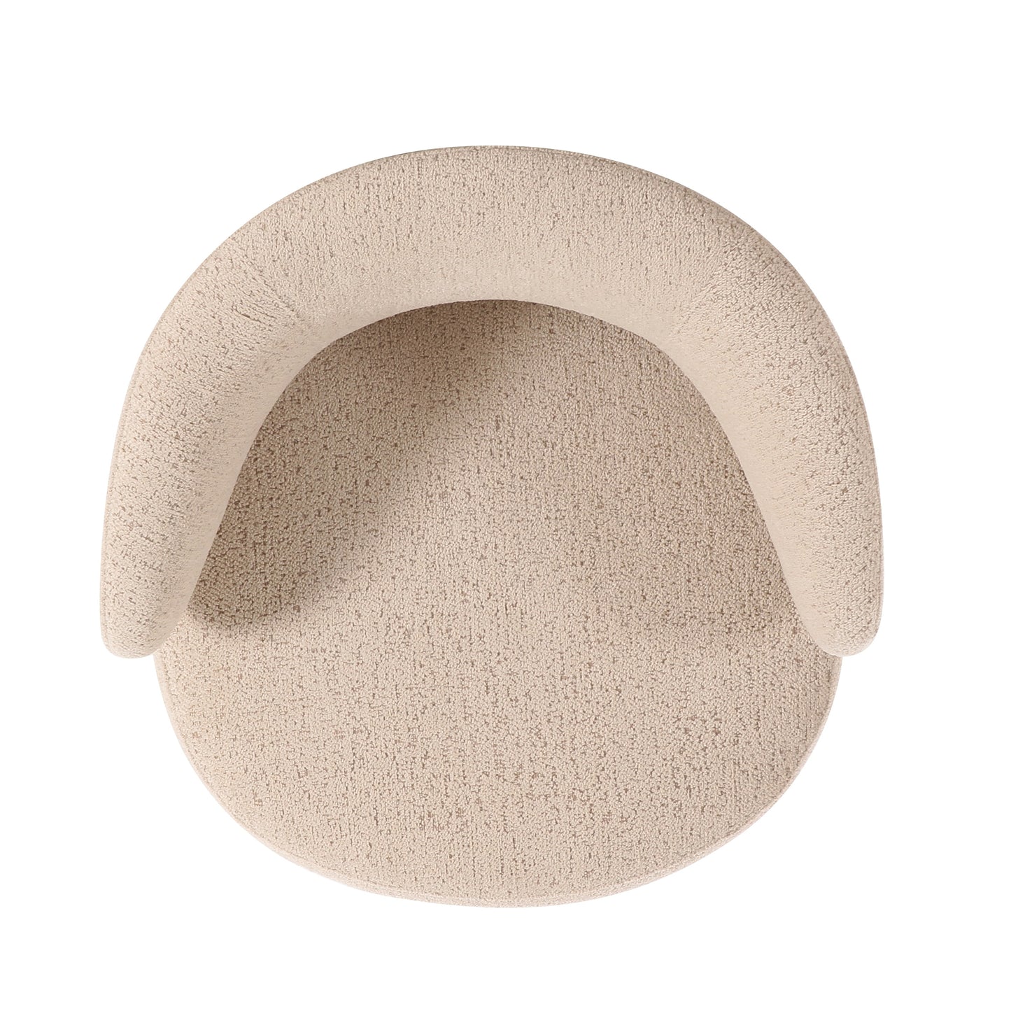 Austin Swivel Accent Chair - Cream - Image 6