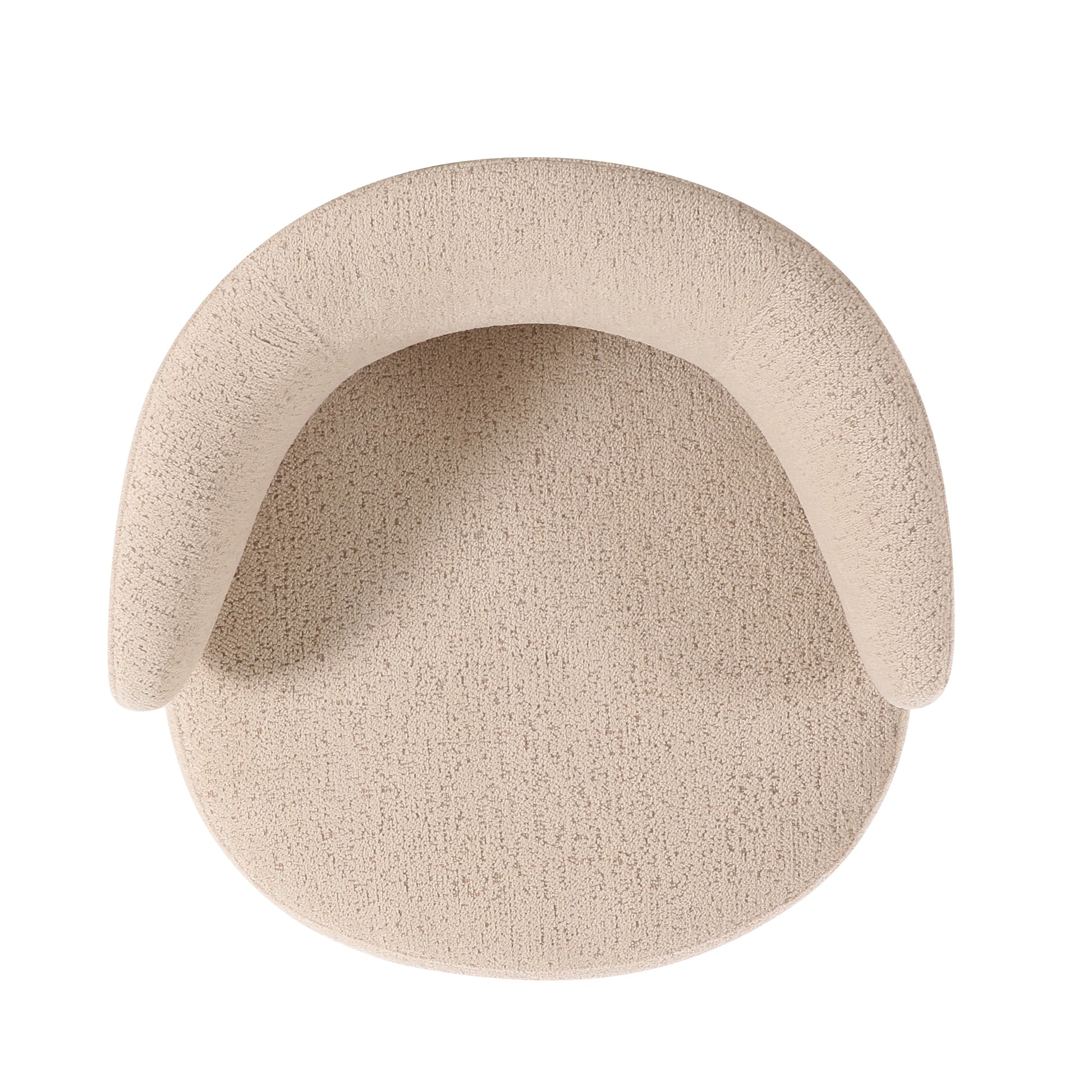 Austin Swivel Accent Chair - Cream - Image 6