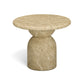 Cynthia Concrete Indoor/Outdoor Side Table - Light Emperador Marble - Image 3