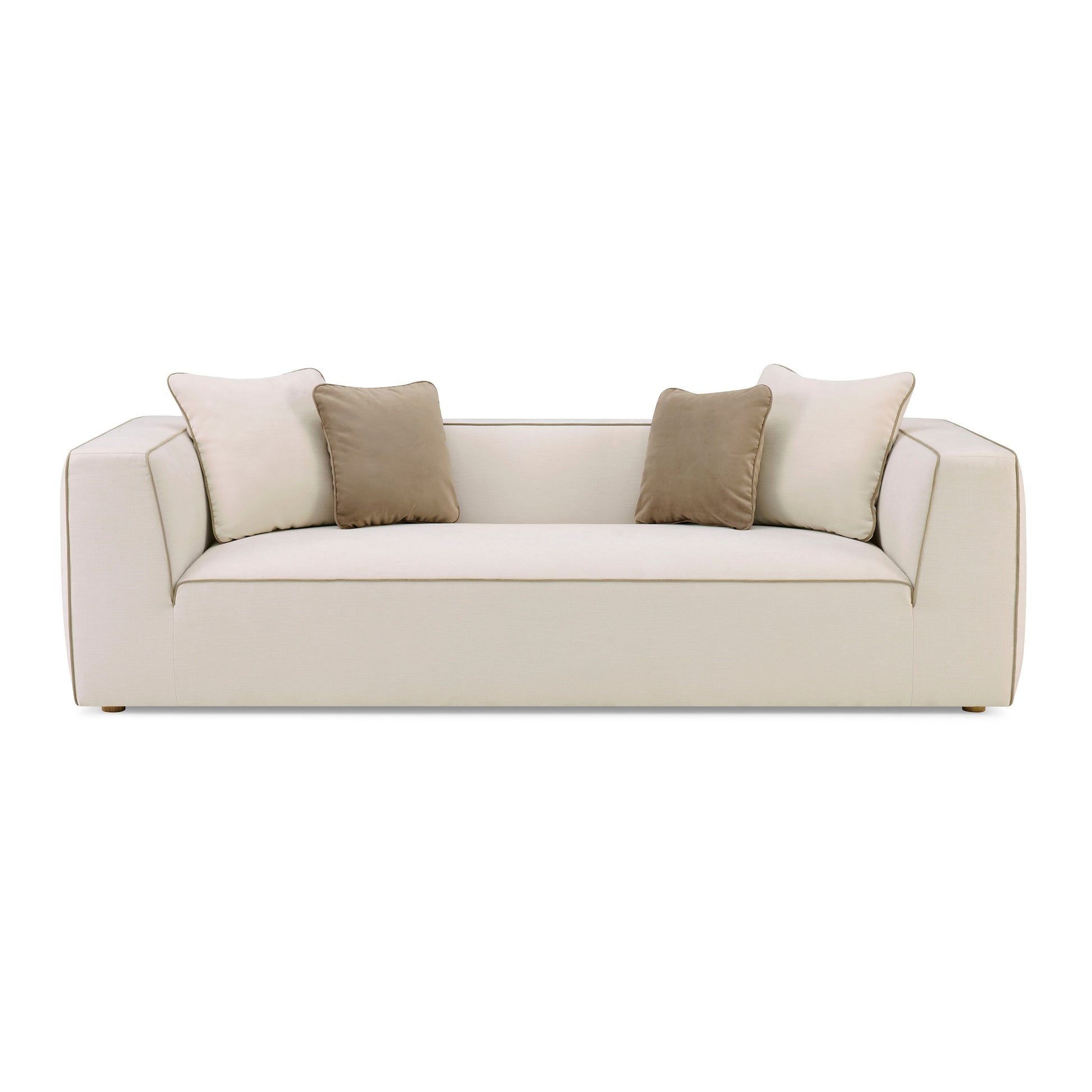 Tristine 96" Sofa - Cream - Image 1