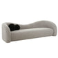 Leonie Faux Shearling Sofa (84"-103") - Grey / 103" - Image 3