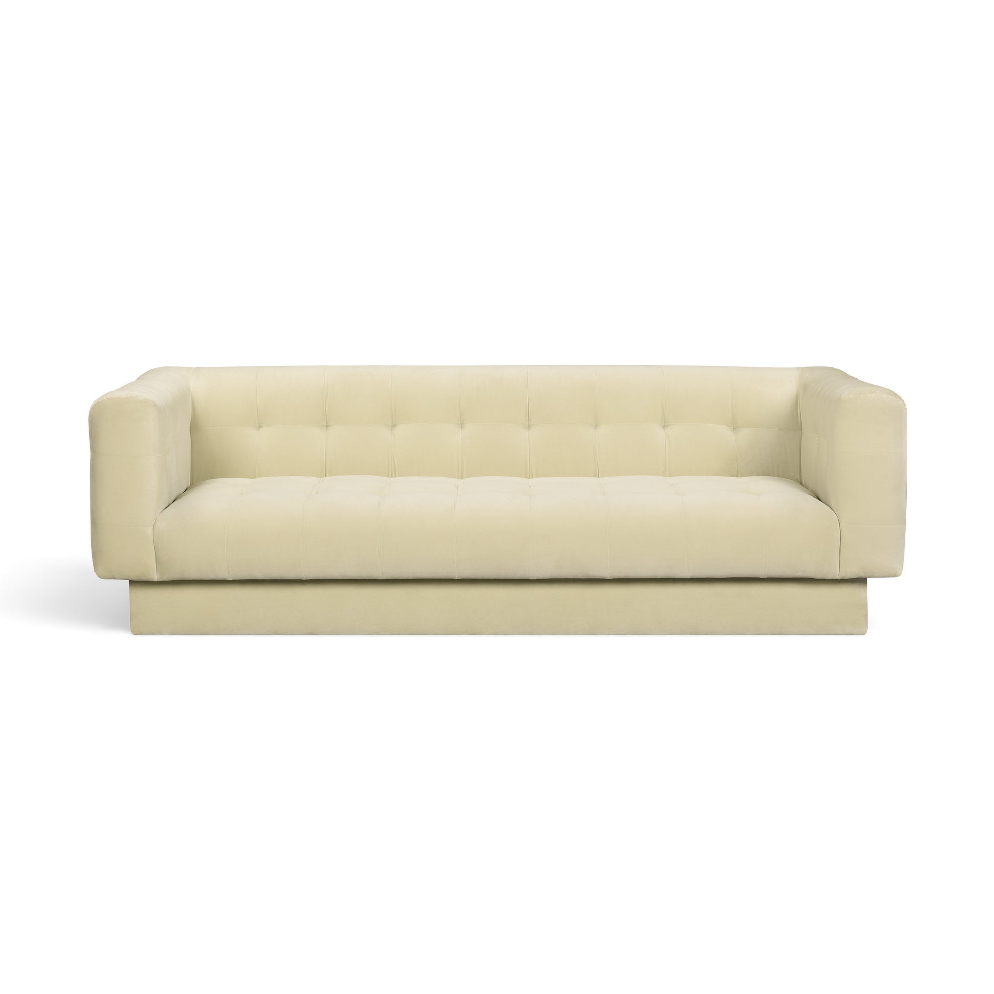 Jules 94" Performance Velvet Sofa - Sand - Image 1
