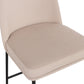 Sydney Performance Velvet Counter Stool Set of 2 - Taupe - Image 5