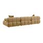 Calliope 118" Modular Sofa - Cafe Au Lait - Image 4
