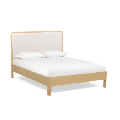 Rafaelle Natural Solid Ash Bed - Queen - Image 1