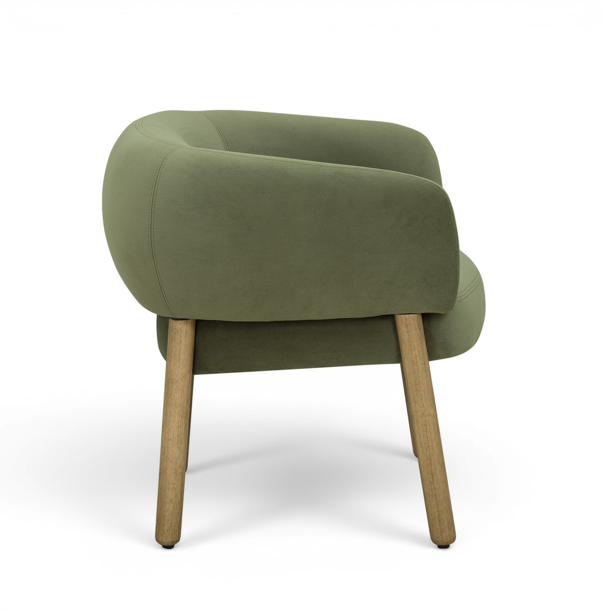 Foxy Performance Fabric Accent Chair - Olive Green - Image 4