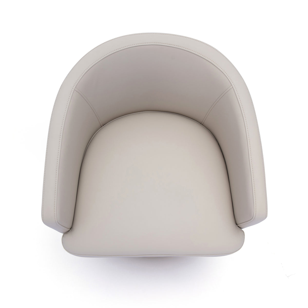 Kristen Rolling Desk Chair - Beige - Image 5