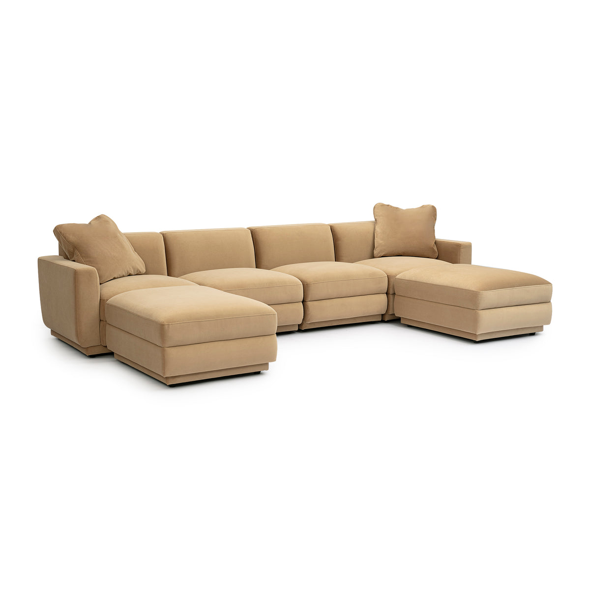 Perry 6-Piece Modular U-Sectional - Tan - Image 2