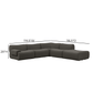 Zenith 5-Piece Modular Sectional - Grey / RAF - Image 9