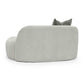 Carraway 59" Loveseat - Light Grey - Image 4