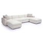 Perry 6-Piece Modular U-Sectional - Cream - Image 3