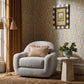 Tiago Swivel Accent Chair - Warm Grey - Image 2
