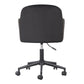 Sydney Performance Velvet Office Desk Chair - Black - Image 6