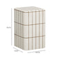 Tatiana Square Concrete Indoor/Outdoor Side Table - Ecru - Image 5