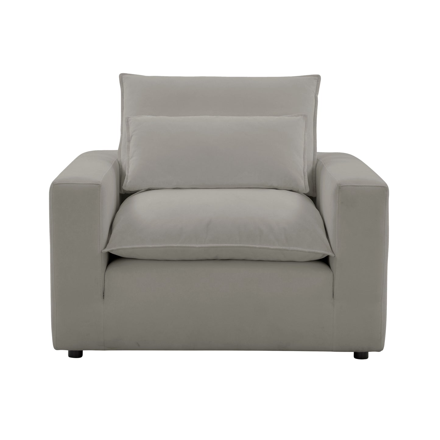 Cali Performance Fabric Armchair - Slate - Image 2