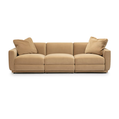 Perry Modular Sofa (96"-124") - Tan / 96" - Image 1