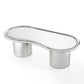 Sorya 51" Chrome Coffee Table - Image 5