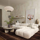 Calliope Performance Modular Armless Chair - Cream - Image 2