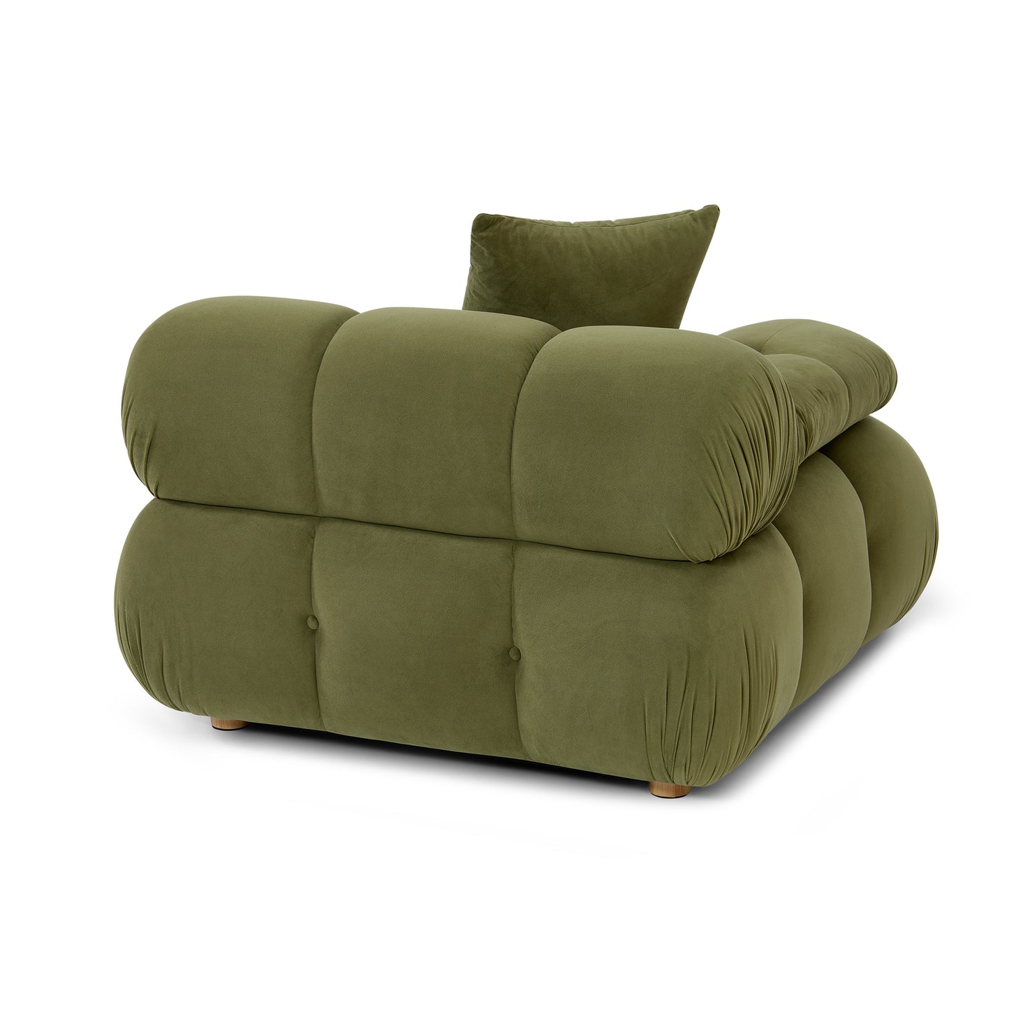 Calliope Performance Modular Corner Chair - Olive Green - Image 6